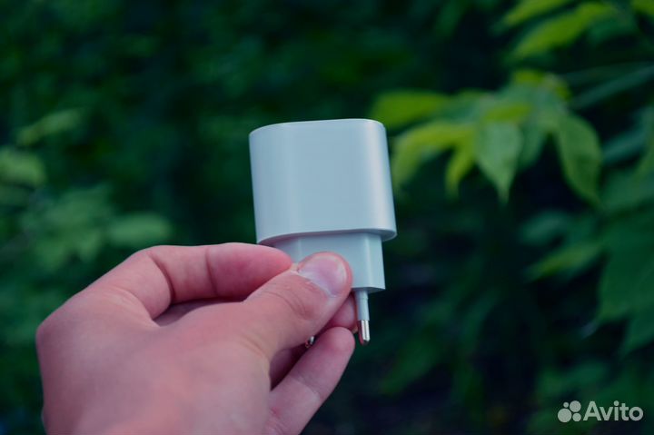 Комплект быстрой зарядки Apple Lightning и Блок