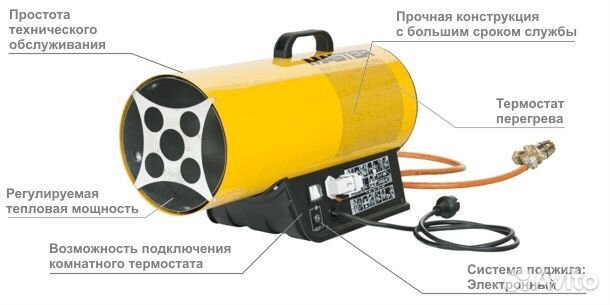 Газовая тепловая пушка Master BLP 73 ET