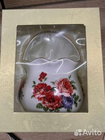 Конфетница с ручкой новая