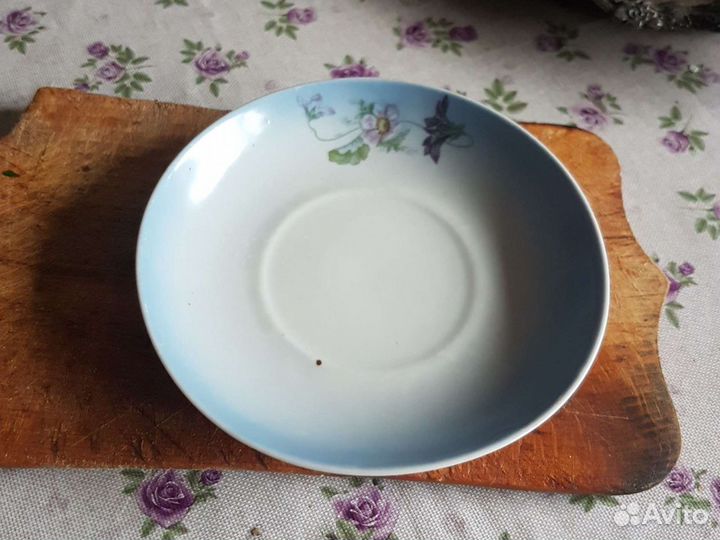 Фарфор.РСФСР.чайная пара.Ранние Советы