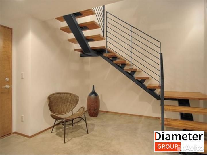 Эффектная лестница под ключ