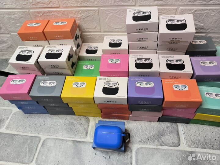 Чехлы для наушников airpods pro, pro2, 3