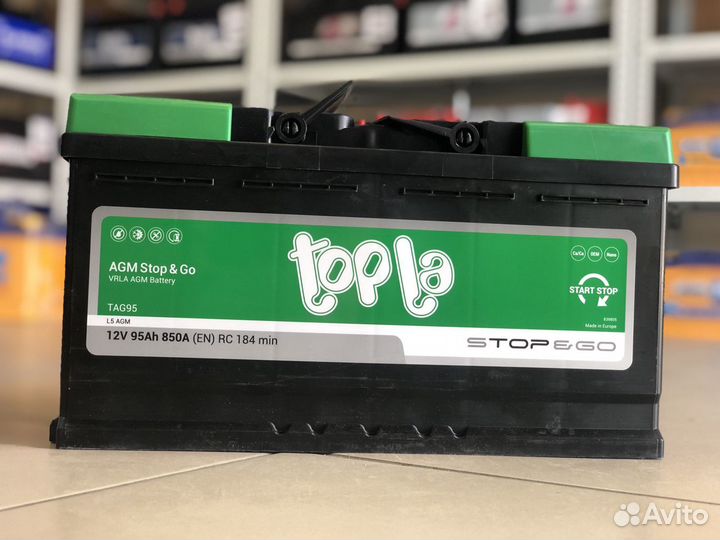 Аккумулятор TopLa AGM 95Ah 850A(EN)