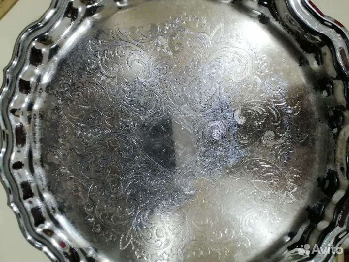 Мельхиоровый поднос