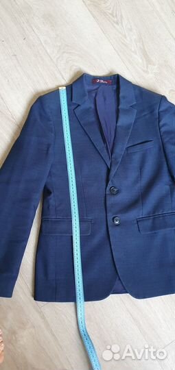 Костюм школьный на мальчика Boston синий 140