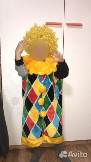 Новогодний костюм клоуна