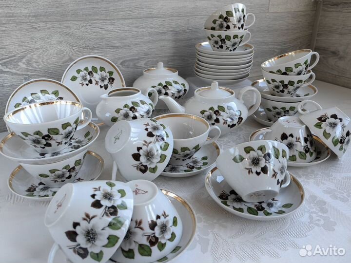 Чайный сервиз дулево весенний