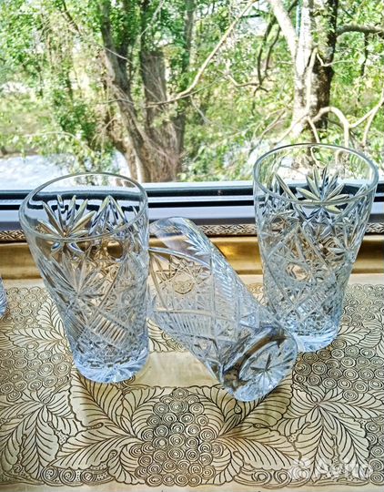 Хрустальные стопки/стаканы. Дятьково, Винтаж СССР