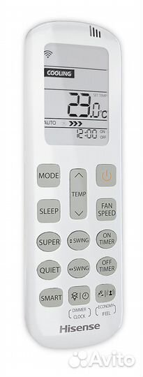 Внутренний блок Hisense AMS-09UW4rvedb00 Smart FM