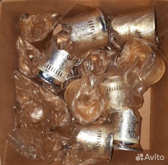 Подстаканники СССР из мельхиора