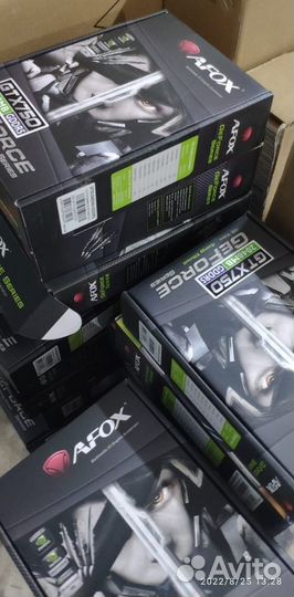 Новые коробки от Видеокарт afox GeForce GTX 750Ti