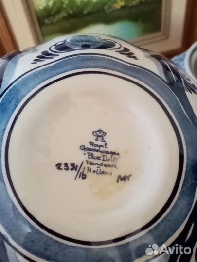 Вазы Дельфт. Голландия