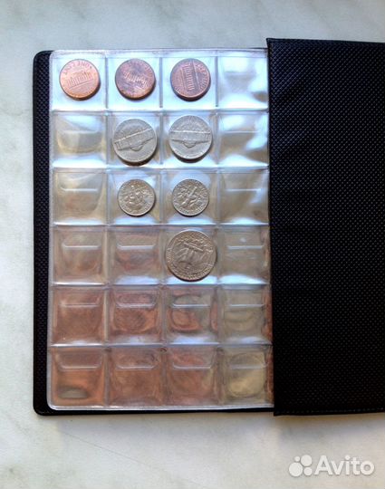 Альбом новый, монеты СССР, США