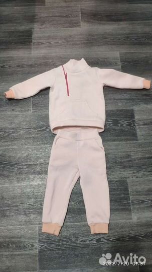 Флисовый костюм для девочки