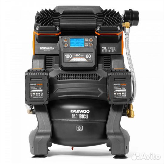 Компрессор аккумуляторный 42В/220В daewoo 180S Li