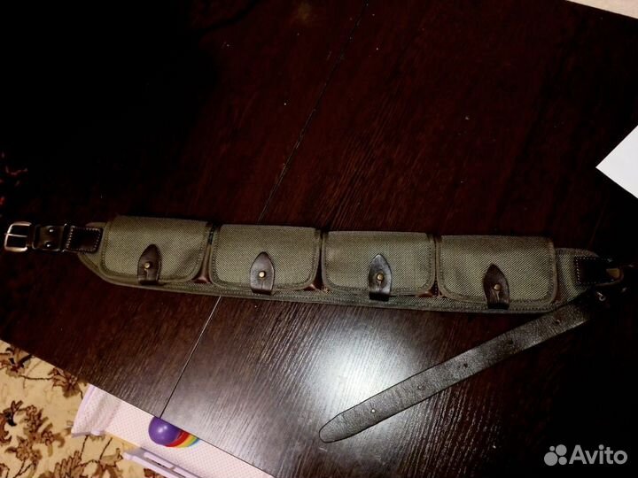 Патронташ кожа 12 калибр