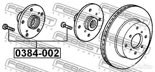 Шпилька колёсная