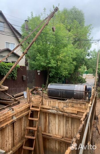 Продавливание стальных футляров