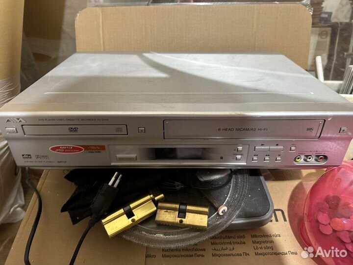 DVD+VHS видеомагнитофон Aiwa HV-DH10N Hi-Fi stereo