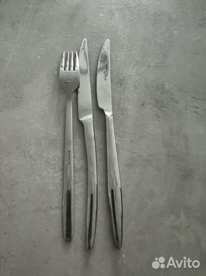 Вилка 1шт нож KunstWerk и 1 нож Eternum