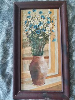 Картина маслом цветы