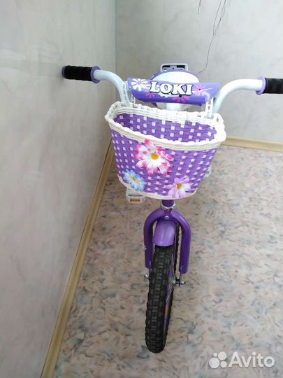 Велосипед для девочки от 4-5 лет