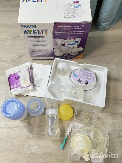 Молокоотсос avent электрический