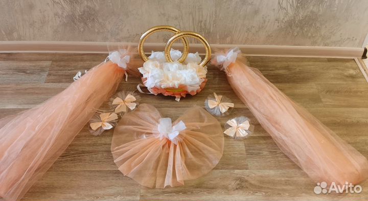 Свадебные украшения на машину аренда