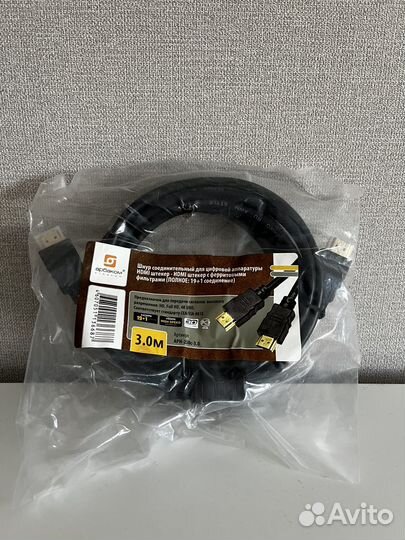 Шнур hdmi-hdmi 3м арбаком