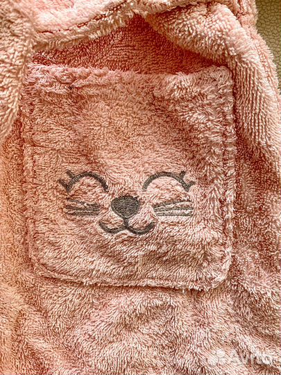 Халат детский оранжевый 110 116