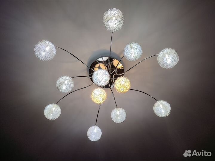 Люстра потолочная бу