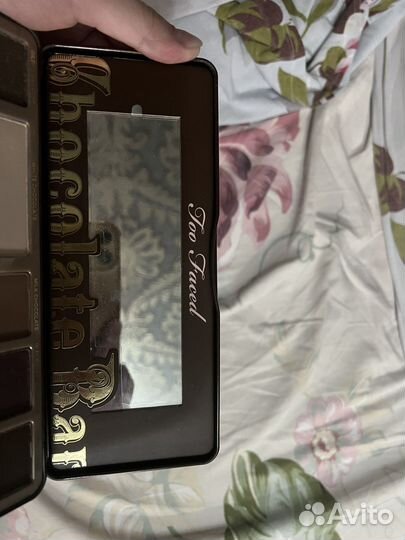 Палетка теней too faced chocolate bar