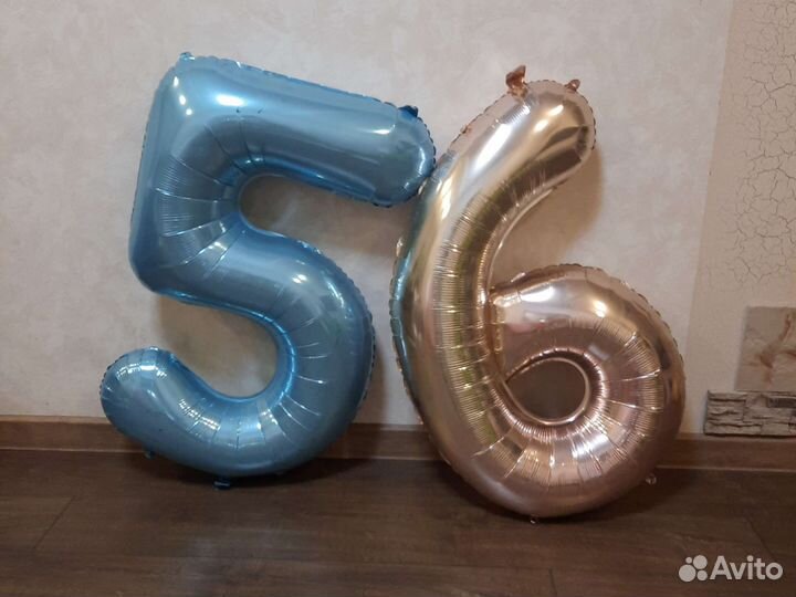 Надувной цифры 5,6,9 на день рождения