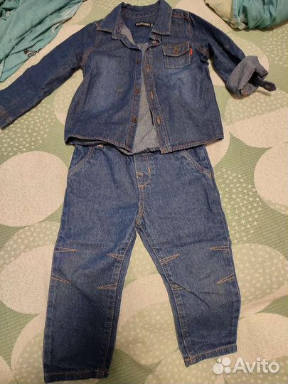 Детский костюм джинсовый