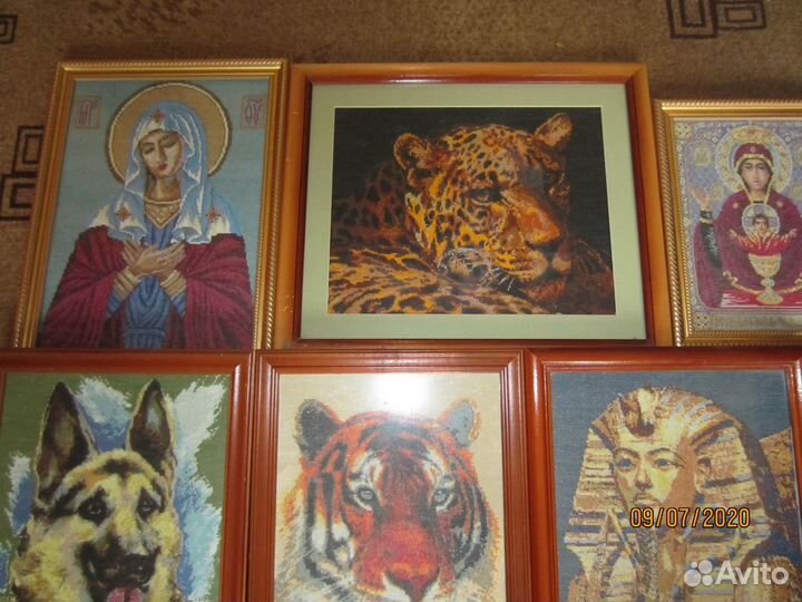 Готовые вышивки