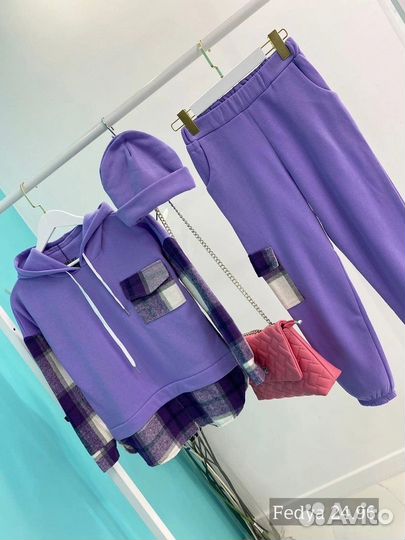 Детский костюм на флисе 36 размер