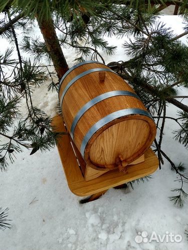 Бочка дубовая