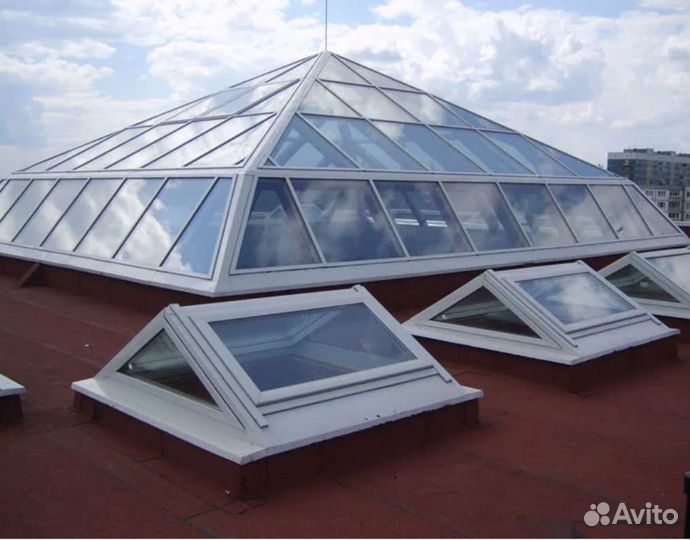 Световые фонари из профиля пвх