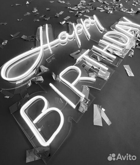 Вывески из гибкого неона