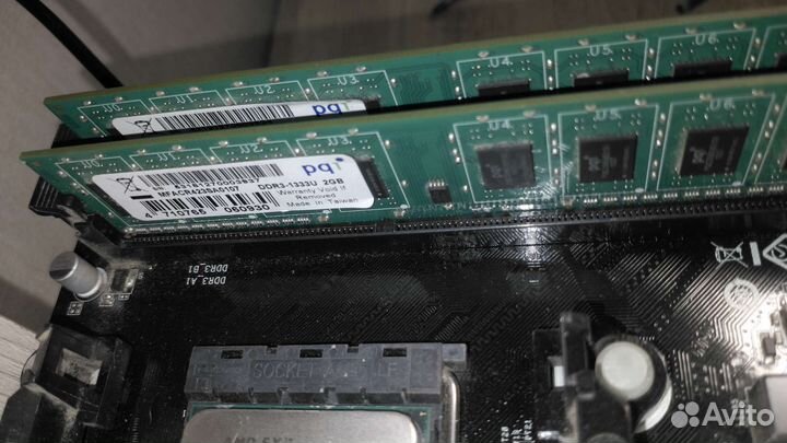 Продам комплект мать+проц+память