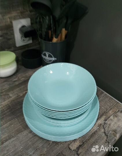 Набор посуды luminarc 18 предметов Новый