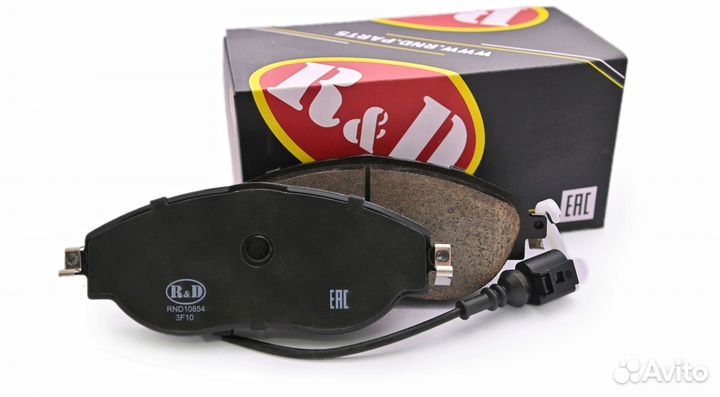 Тормозные колодки R&D VW Passat/ Scoda Octavia пер