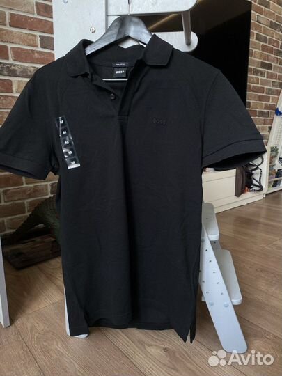 Мужское поло hugo boss