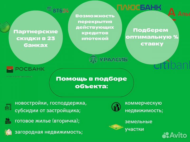 Помощь в получение ипотеки / Ипотечный брокер