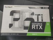 Видеокарта palit rtx3060ti 8g dual