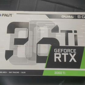 Видеокарта palit rtx3060ti 8g dual