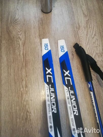 Лыжи, палки, ботинки