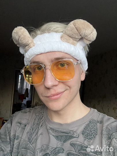 Повязка на голову спортивная бандана рога барана