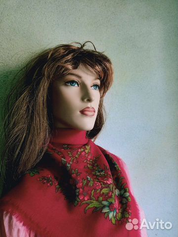 Павловопосадский красный платок