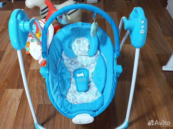 Детские электронные качели для новорожденных